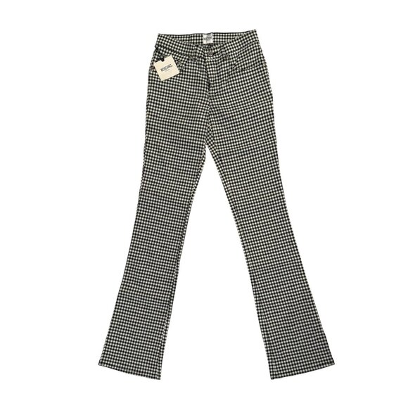RARE Vintage MOSCHINO JEANS Plaid Gingham Slim Fit Pants ,...